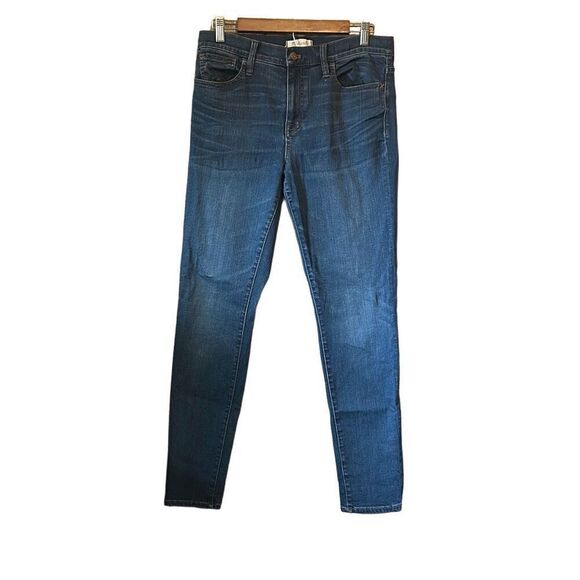 Madewell High Rise Skinny Jeans Dark Wash Women's Denim Pants - Picture 1 of 7